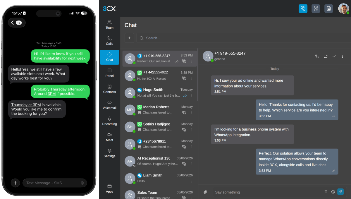 3CX SMS