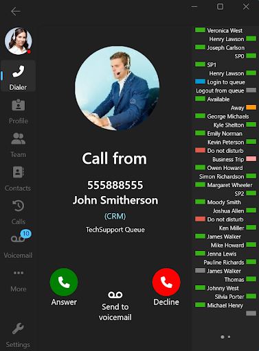 3CX Windows Softphone Beta 5 3CX Windows Softphone Beta 5
