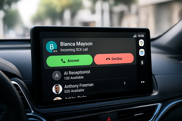 3CX Android Auto-ondersteuning