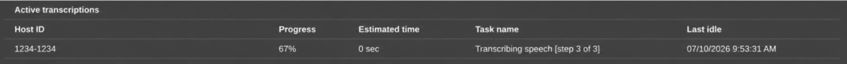 Status en Monitoring Status en Monitoring