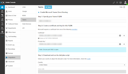 3CX Teams Direct Routing Integration 3CX Teams Direct Routing Integration