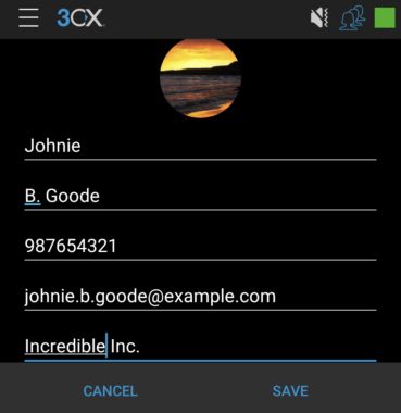 Beheer contactpersonen met de nieuwe 3CX Android-app