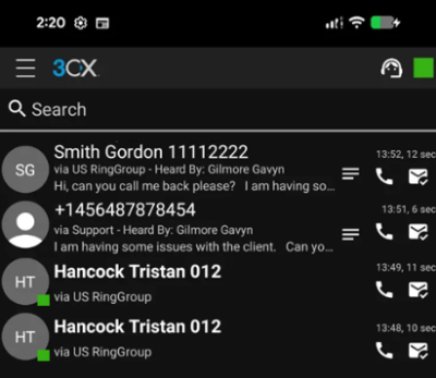 Gedeelde Voicemail
