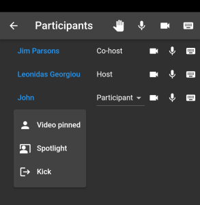 Toegevoegde Functies voor Co-hosts in 3CX videoconferentie-apps