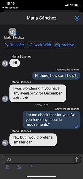 De bèta is een welkome aanvulling voor gebruikers van de nieuwste integratie van live chat, Facebook en sms