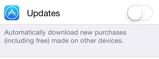 Updates van de iOS App Store uitschakelen
