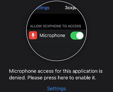 Nieuwe assistent voor microfoonmachtiging in de pre-release van de 3CX iOS-app bèta