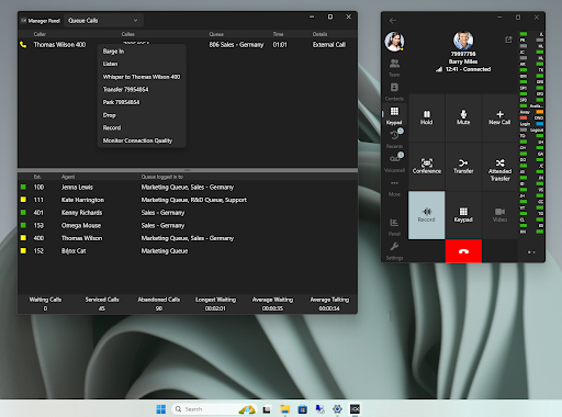 Queue Calls View – De Wachtrij Manager Queue Calls View - De Wachtrij Manager