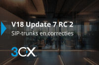 V1 Update 7 RC 2 biedt ondersteuning van meer Italiaanse SIP-trunks en diverse correcties.