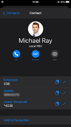 Tik op uw avatar om te bellen in de iOS bèta