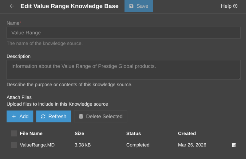value base knowledge range value base knowledge range