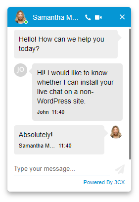 Het verbeterde livechatvenster heeft een vernieuwde UI en verbeteringen op het gebied van beveiliging en functionaliteit.