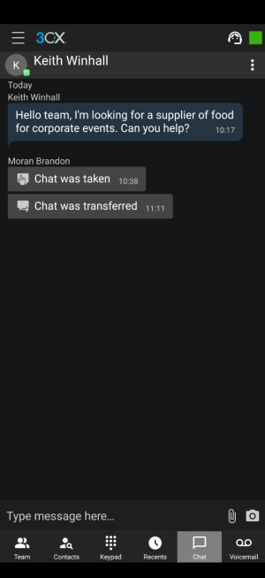 Beantwoord WhatsApp-berichten via uw mobiele app, Web Client of desktopapplicatie